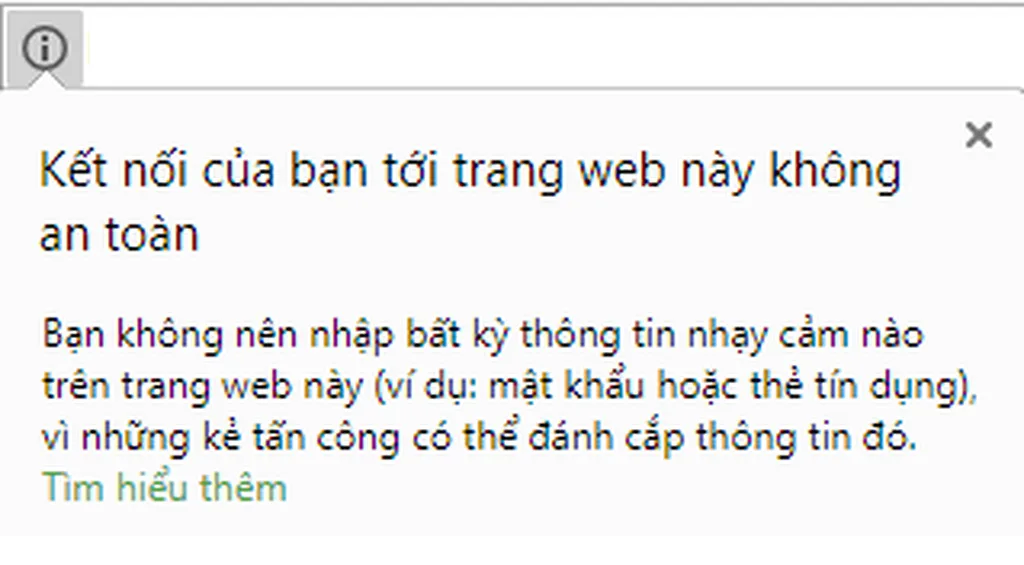 SSL Kết nối không an toàn