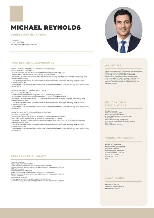 Mẫu CV 34