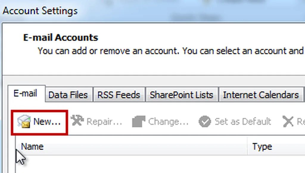Tạo mới email trong Outlook 2010