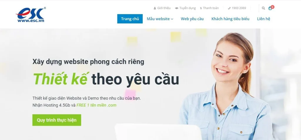 Quy trình làm web ESC