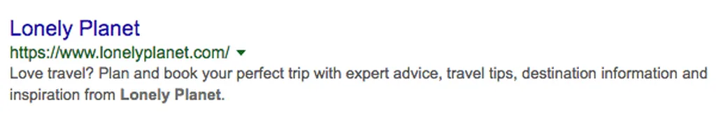 meta description lonely planet